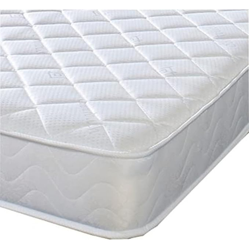 eXtreme comfort ltd ooltouch Essentials Diamond Plus Hybrid Memory Foam & Pinna-Coil Spring Mattress, 18 cm Deep, Foam, White, 4ft6 Standard UK Double 135 cm by 190 cm