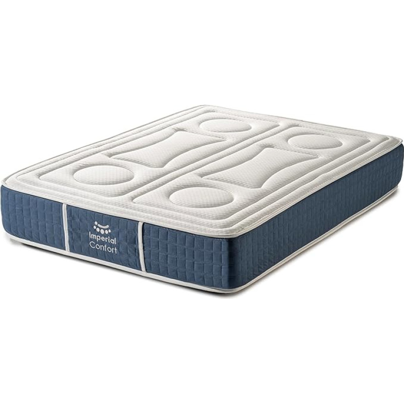 Imperial Confort Viscomfort Viscoelastic Mattress 30cm Thick Maximum Fit and Firmness Breathable 105 x 190 cm Foam Single