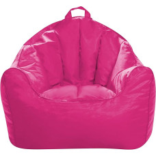 Posh Creations Textured Comfortable Seat for Playroom and Bedroom - Large Bean Bag - Malibu Lounge (Pink)