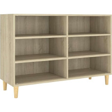 vidaXL Sonoma Oak Sideboard 103.5 x 35 x 70 cm Wood Material