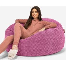 Lounge Pug, Mammoth Sofa Bean Bag XXL Giant Chair Pom-Pom Pink