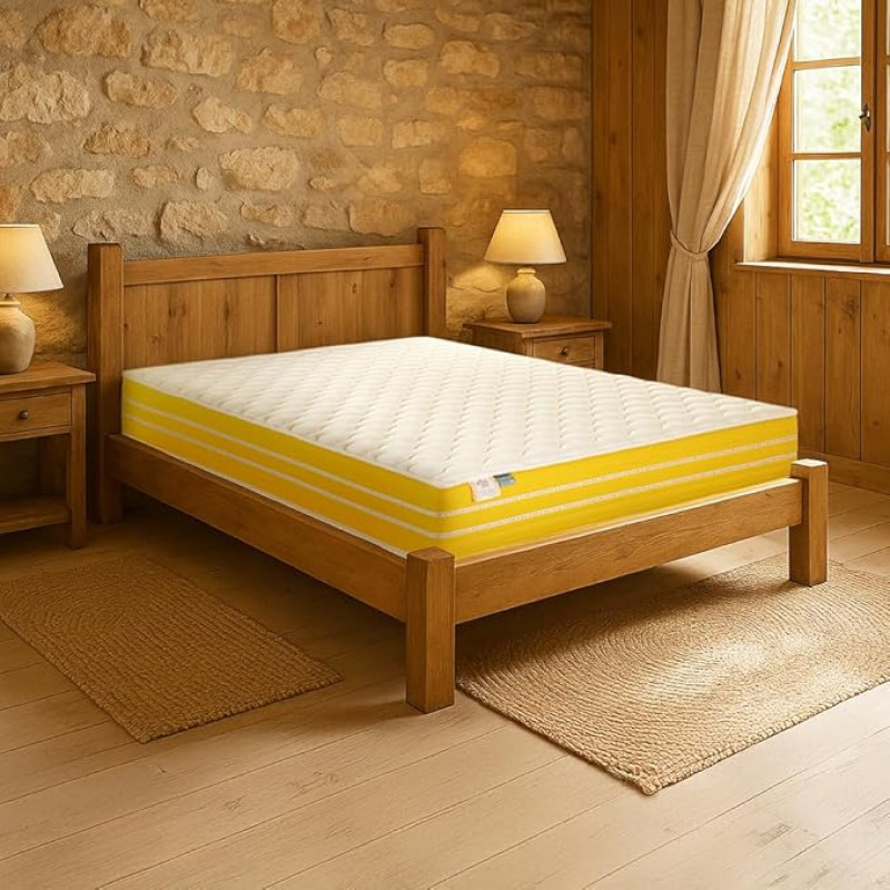 Farmarelax Top Memory Foam, White, 160 x 190 cm