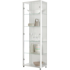 möbelando Berlin X Display Cabinet White