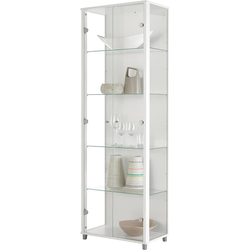 möbelando Berlin X Display Cabinet White