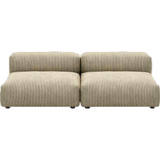 Modern Corduroy Fabric Modular Sofa Set with Oversized Deep Armrest and Backrest for Living Room Comfort
