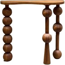 Konsolentisch aus Massivholz, rustikaler Tisch für Eingang, Sofatisch für den Bauernhof, 39 Zoll für Eingang, Wohnzimmer, einfach zu montierende Konsole Eingangsbereich (Bruin)