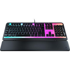 Turtle Beach Magma RGB Gaming Keyboard with Membrane Keys, Advanced Anti-Ghosting, RGB Lighting, Customizable, Removable Palm Rest - Black
