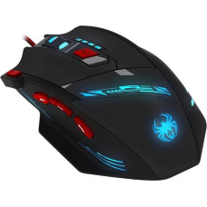 DLAND ZELOTES T90 Professional 9200 DPI High Precision USB Wired Gaming Mouse,8 Buttons,With 7 kinds modes of LED Light, Weight Tuning Set Compatible with Windows 7, 8, XP, Vista, ME, 2000 and so on.