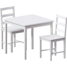 Vida Designs Yorkshire 2 Seater Dining Table and Chairs White