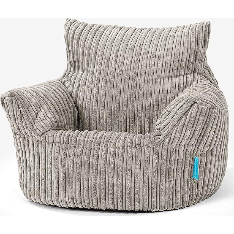 Lounge Pug Small Children's Bean Bag for 1-3 Years, Mink Corduroy Fabric, Mini Chair, Children's Chair, Cuddly Chair, Children's Furniture for Children's Room