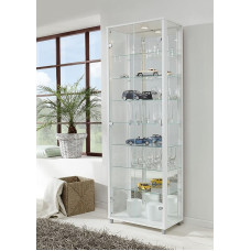 möbelando Berlin VI Display Cabinet White