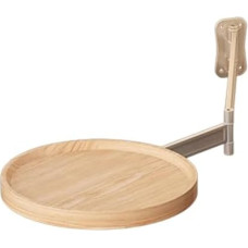 Folding Round Table - Living Room Desk | Wall Mounted Table | Wall Mounted Round Table | Space Saving Foldable Round Table | Height Adjustable | Multipurpose Foldable