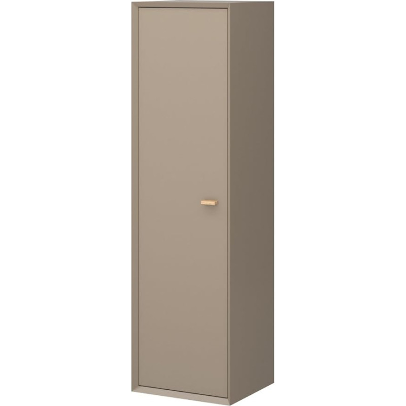 Germania Calvi 2327-245 Wall Cupboard Melamine Resin Coated Chipboard Stone Grey / Navarra Oak Replica 35 x 40 x 140 cm