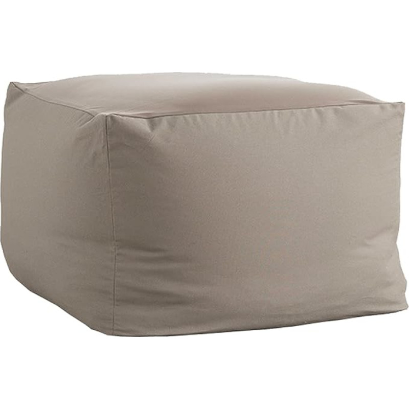 AMGJ Bean Bag Cover without Filling for Children and Adults, Dark Beige, 55 x 55 x 38 cm