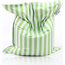 Beauty.Scouts Kinzler Bean Bag Stripes Suitable for Indoor and Outdoor Use 140 x 180 cm Seat Cushion Colourful Simple Colour Green