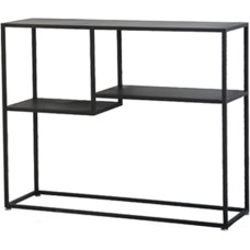 Console Sofa Table, Console Table, Narrow Console Table, Sturdy Console Table, Rectangular Structure, Iron Side Table, Display Shelf with Shelves, Suitable for Entrance