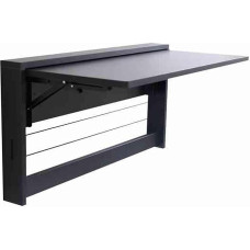 An der Wand montierter Klapptisch, platzsparender schwebender Schreibtisch für das Home Office, kleine Räume, Arbeitszimmer, Esszimmer in der Küche, kompakter Wandschreibtisch (41,5 x 63 cm)