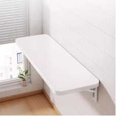 An der Wand montierter Klappschreibtisch, platzsparender Klapptisch für das Homeoffice, Arbeitszimmer, Waschküche und Esszimmer – kompakter Wandschreibtisch (Größe: L80 x B30 cm)