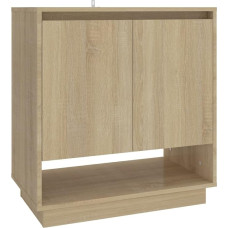 vidaXL Sideboard with Doors Compartments Chest of Drawers Sideboard Side Cabinet Multi-Purpose Cabinet Standing Cabinet Sonoma Oak 70 x 41 x 75 cm Wood Material