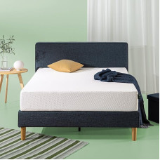 ZINUS Cooling Essential Foam Mattress, 140 x 200 cm, Height 25 cm, H3-H4 Medium Firm, Cheap Mattress, Rolled Mattress, Oeko-Tex