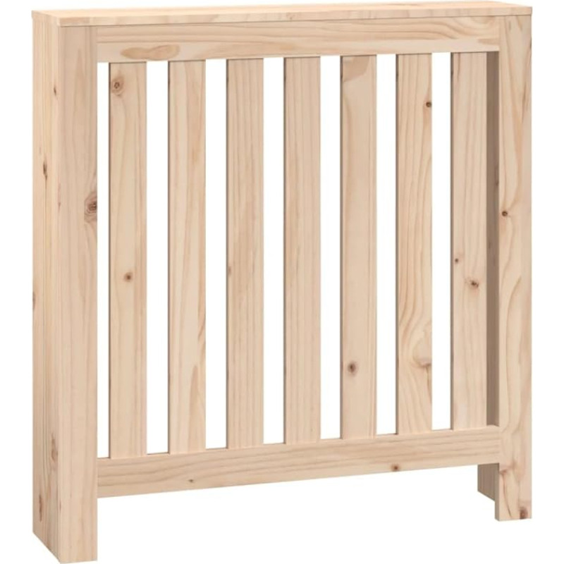 vidaXL Radiator Cover 79.5 x 19 x 84 cm Solid Pine Wood
