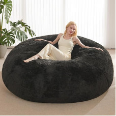 ODreamyDogs Sitzsack-Stuhl für Erwachsene und Kinder, ohne Füllung, nur Sitzsack-Bezug, riesiger Sitzsack-Stuhlbezug mit 290 g/m², beruhigender Plüschbezug, waschbarer Bezug, wasserdicht, mit