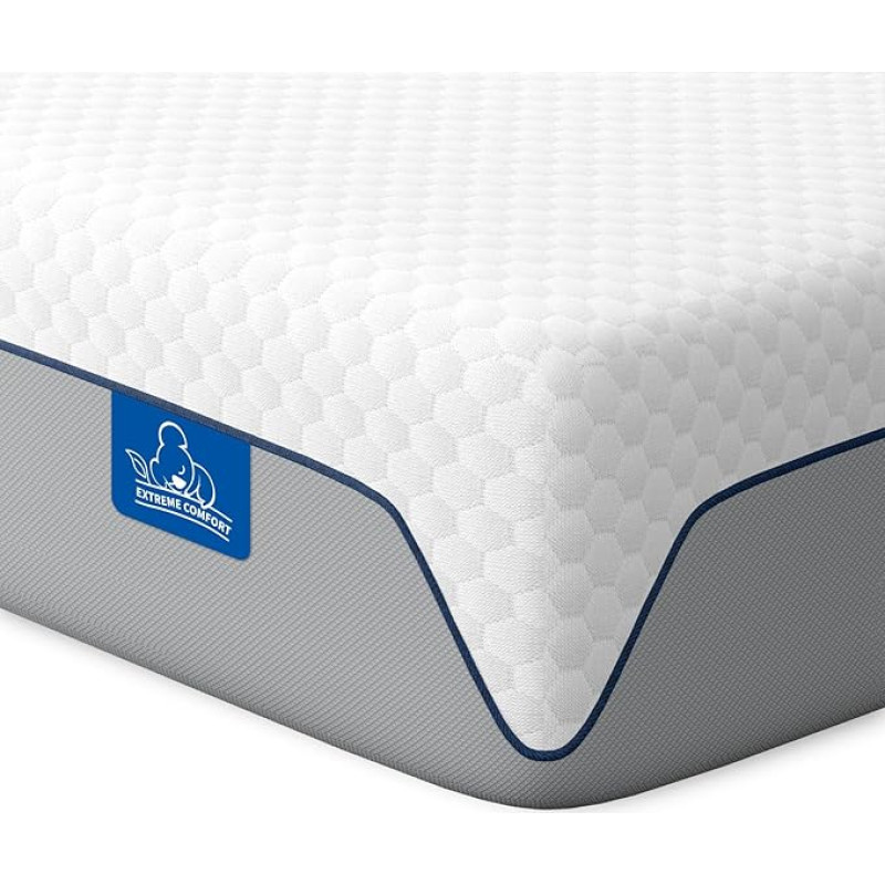 Doubleslee Small Double Mattresses, 4ft Double Mattress, Medium Firm Feel, 9-Zone Pressure and Back Pain Relief, Motion Isolation (120 x 190 x 20 cm)