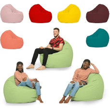 ZainBag.de Seat Cushion Outdoor Seat Cushion Children's Outdoor XL 110 cm Diameter Armchair XXL Fluffy XXL Cushion Giant Bean Bag 145 cm Diameter (Limi, 110 cm Diameter)
