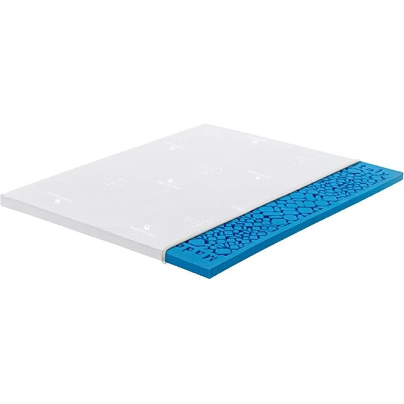 Marcapiuma - Topper New Memory 85 x 190 cm - Levante - 100% Made in Italy