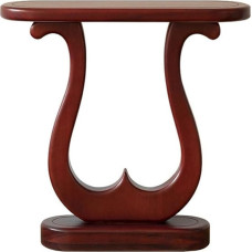Vickyliou Entrance Table， Moderner Konsolentisch aus Massivholz im chinesischen Stil for Eingangsbereich und Wohnzimmer,Console Table with Storage(Red,S)
