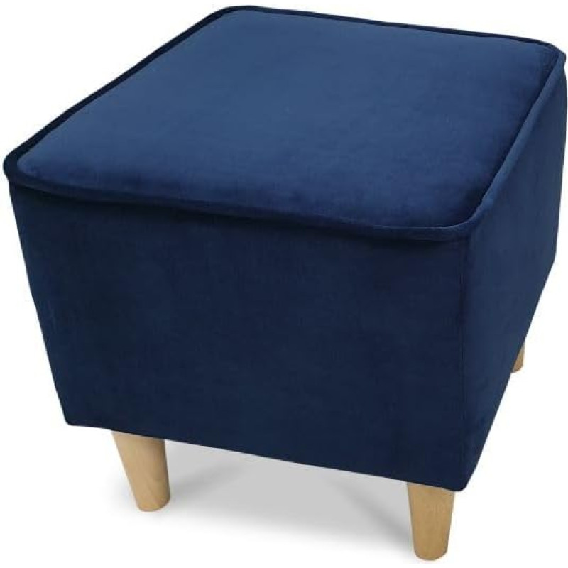 MartHome Footstool Bean Bag - Comfortable Seat Cushion 42 x 42 x 37 cm - Ideal for Rocking Chair and Bean Bag - Seat Cushion, Stylish Living Room Design, Seating Furniture