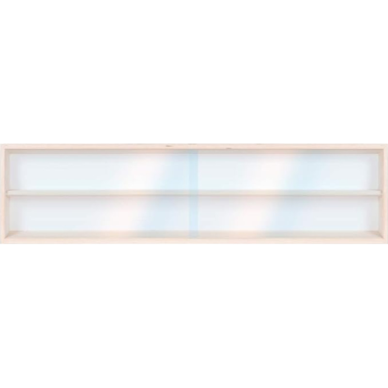 Alsino V-100.2 HO & N Display Cabinet H0 100 cm 2 Compartments