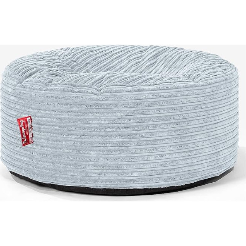 Lounge Pug - Pouf Stool - Pouf - Cord Baby Blue