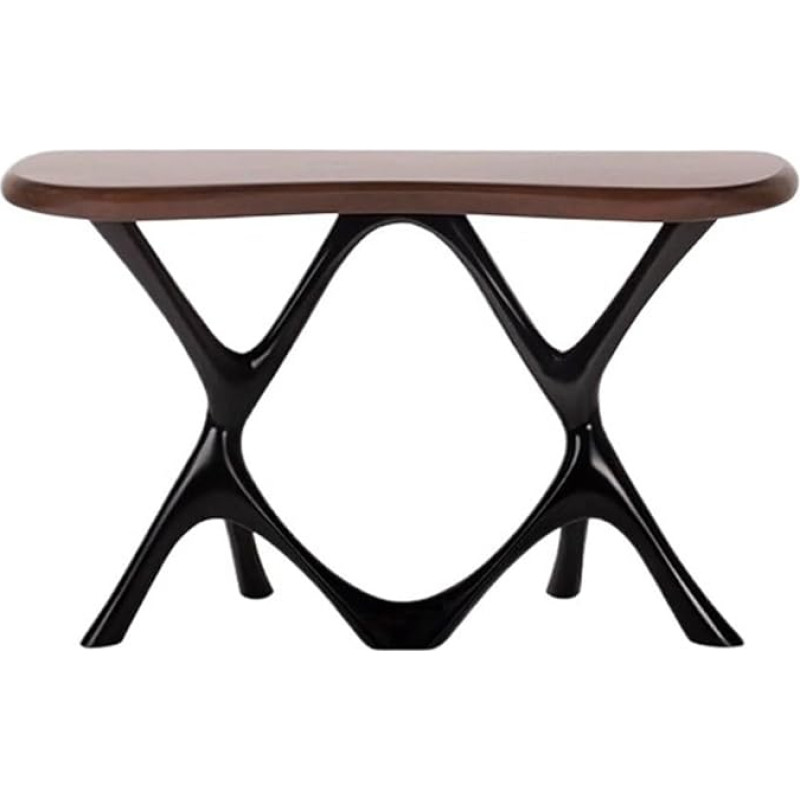 Konsolentisch Extra lange Sofatische, Konsolentisch 59,84 Zoll für Eingang, Eingangstisch aus Holz, Eingangstisch für Eingang, Tisch hinter dem Sofa für Wohnzimmer, Konsole In