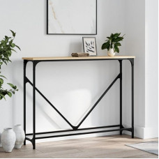 Gecheer Console Table, Side Table, Sofa Table, Hallway Table, Coffee Table, Decorative Table, Sideboard, Entrance Table, Narrow Wooden Table, Exhibition Table for Living Room, Hallway, Bedroom, Sonoma