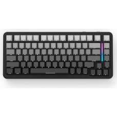 ATTACK SHARK M86 Gasket Mechanical Keyboard, 75% Tri-Mode (BT/2.4G/USB-C) Wireless RGB Gaming Keyboard, Side Engraved, Hot-Swap, Pre-Lubricated Linear Switches, 4000mAh Black Gradient