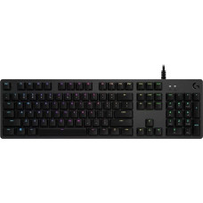 Logitech G512 mechanical gaming keyboard, GX-Brown Tactile switches, LIGHTSYNC RGB lighting, USB looping, aluminum casing, Programmable F-keys, Portuguese QWERTY layout, Black