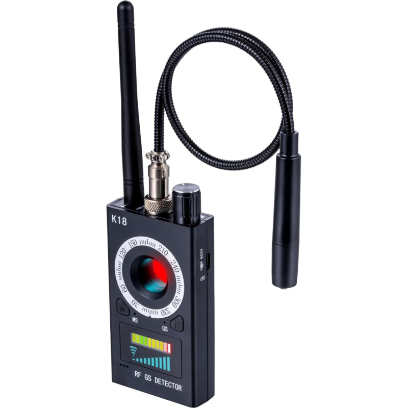 TOPWAY peidetud kaamera detektor, spioonivastane detektor, GPS jälgimiskaamera otsija, RF-skanner, GPS jälgimisseadme detektor, traadita kuulamise seade 330320