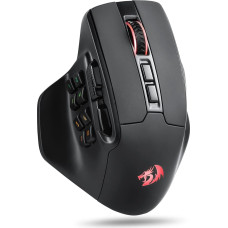 Redragon M811 Pro Wireless MMO Gaming Mouse, 15 Programmable Buttons, RGB Mouse, 10 Side Macro Keys, Software Supports DIY Keyboard Layouts & Backlight