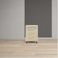 Dmora - Solange Chest of Drawers Multipurpose Unit Bedroom Dresser Cabinet with Drawers, 49 x 48 x 68 cm, Oak