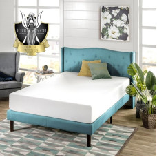 Zinus Memory Foam 25.5 cm Green Tea Mattress, White, 140 x 190 x 25.5 cm