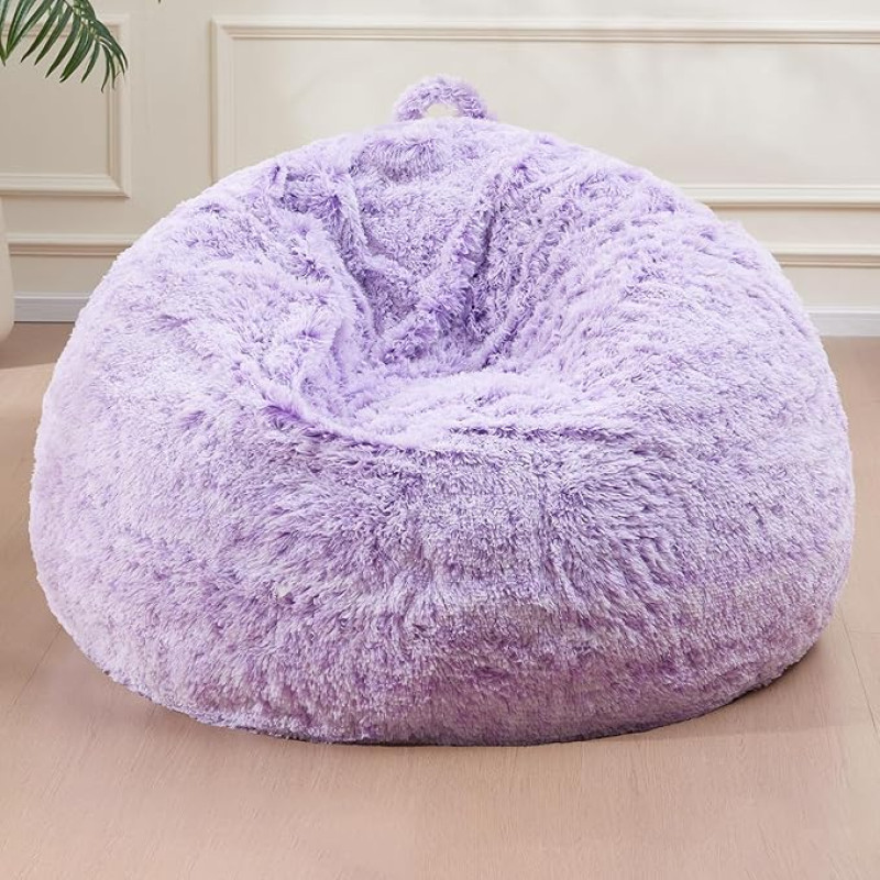 Sitzsack-Bezug für Stofftiere, maschinenwaschbar, Gaming-Sitzsack-Stühle für Erwachsene, Teenager, Mädchen, niedlicher Sitzsack-Aufbewahrung, Stofftier