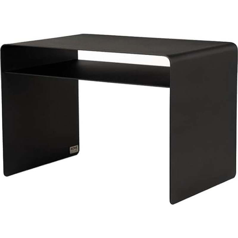 Home Deluxe - ZIMA Side Table - Black - Made in Germany, 4 Installation Options - 360° Rotatable | Coffee Table, Sofa Table