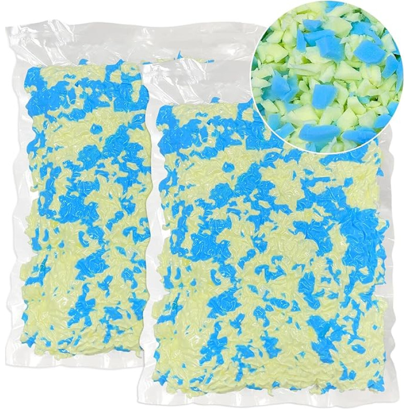 KOURILAND 10lb Bean Bag Filler - Crushed Memory Foam Filling, Soft and Practical Bean Bag Refill, Bean Bag Filler, Cushion for Couch, Cushion, Dog Bed, Chair, Art, Craft,