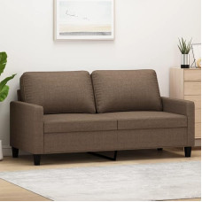 Xichuzi 2-Sitzer-Sofa Braun 140 cm Stoff, Sofas & Couches, Sofa Wohnzimmer, Sofa Für Jugendzimmer, Relaxsofa, Sofa Für Schlafzimmer, Polstersofa - 359166