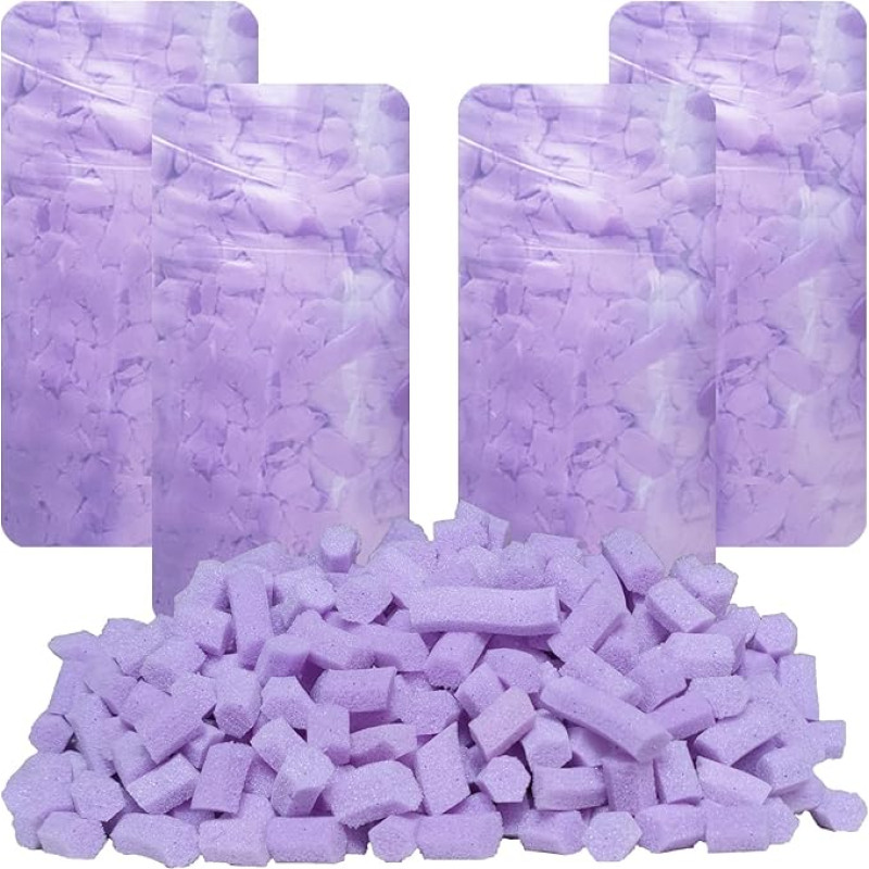 JDMSHCA 9 kg zerkleinerte Memory-Schaum-Füllung, bequemer Sitzsack-Stuhlfüller mit Gel, lila weiche Sitzsack-Füllung geeignet für Boxsack, Couchkissen, Pouf, Hundebett und verschiedene Kissen