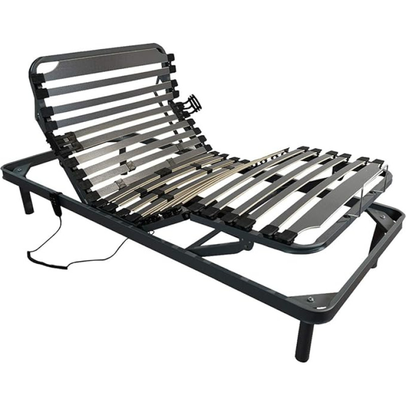 Somnia Descanso - Artimedic Pro Electric Folding Bed, 5 Levels, Reinforced Frame, Reliable and Quiet, Steel 60 x 20 mm, 105 x 190 cm