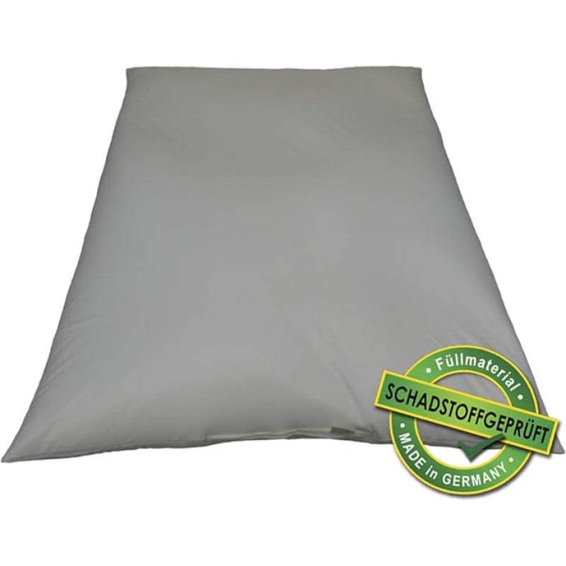 QSack Inner Cover with Bean Bag Filling Tested for Harmful Substances (130 x 170 cm)