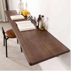 Faltbarer Wandtisch aus Holz, Wandklapptisch (80 x 40 cm), platzsparender Tisch für Waschküche, kompaktes und vielseitiges Design, ideal für kleine Räume