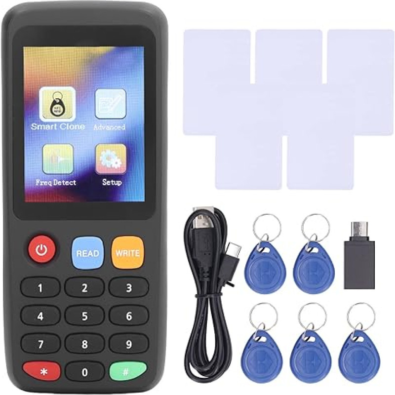 NFC kaardikopeerija (5 T5577 kaarti, 5 T5577 lukusulgurit)